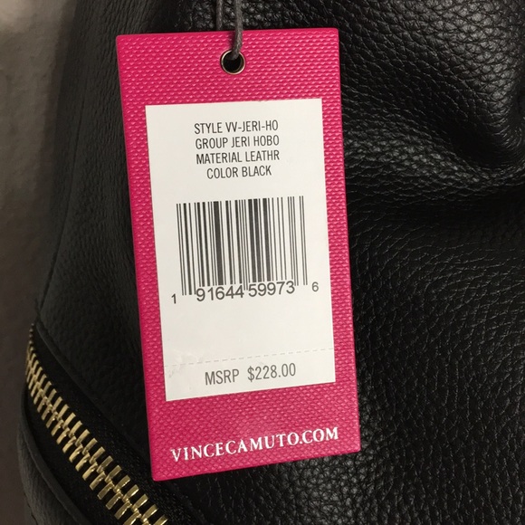 💥SALE💥Vince Camuto “Jeri” Leather Hobo NWT - Picture 2 of 8